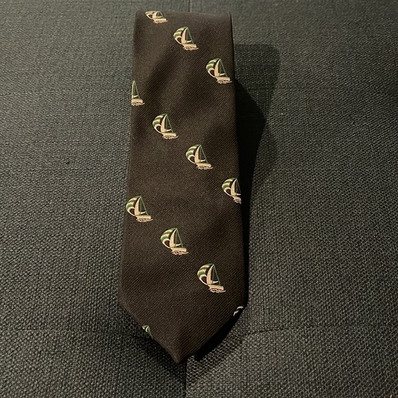 The Taylor Tie, sailboat pattern - Picture 2 of 6